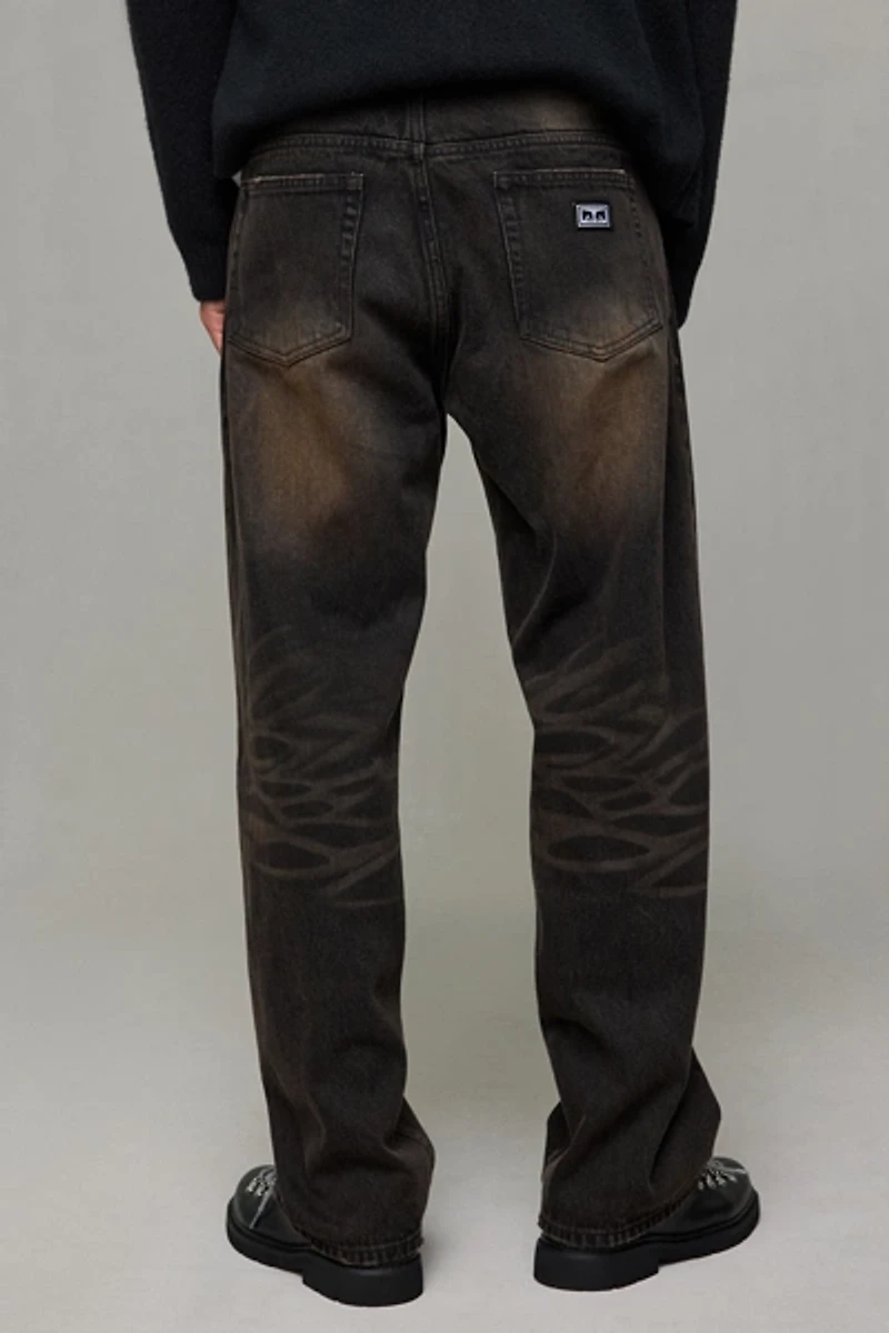 OBEY Boxcar Studded Straight Leg Pants