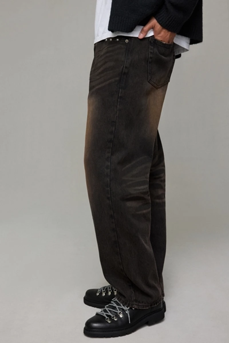 OBEY Boxcar Studded Straight Leg Pants