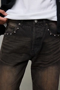 OBEY Boxcar Studded Straight Leg Pants