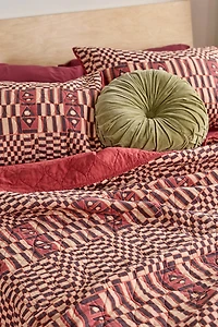 Jungalow Verona Geo Patterned Reversible Quilt Set