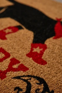 Meowdy Western Cat Textural Coir Doormat
