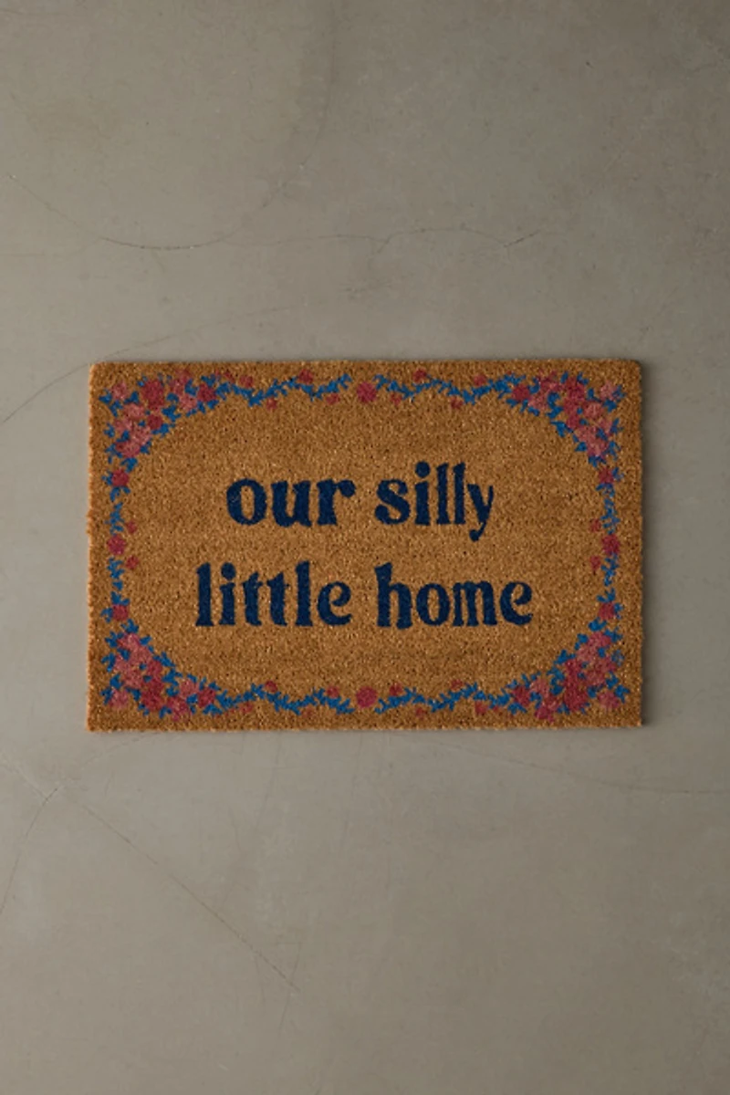 Our Silly Little Home Coir Doormat