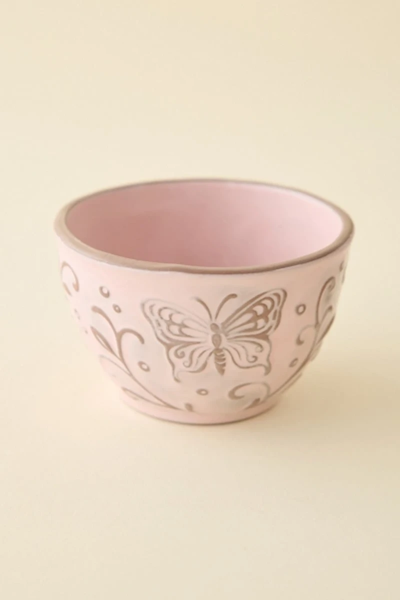 Boho Butterfly Ceramic Snack Bowl