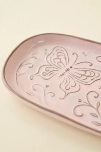 Boho Butterfly Ceramic Serving Plate
