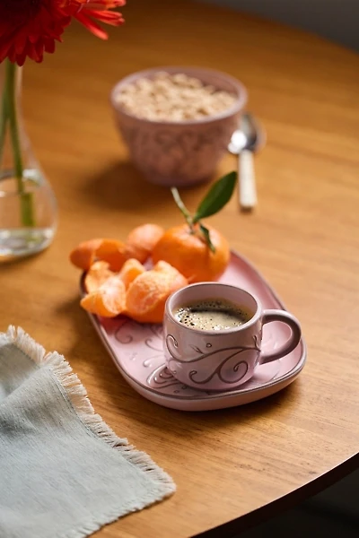 Boho Butterfly Ceramic Espresso Mug