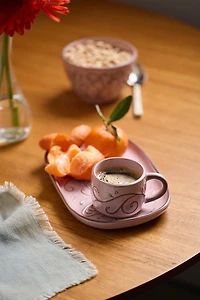 Boho Butterfly Ceramic Espresso Mug