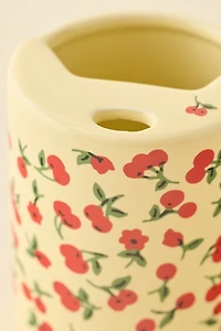 Patterned Matcha Ceramic Sipper