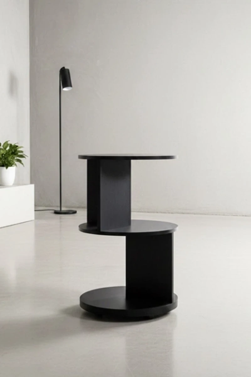 Kaymily Home Stationary Round End Table