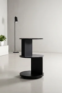 Kaymily Home Stationary Round End Table