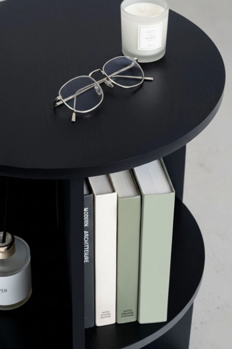Kaymily Home Stationary Round End Table