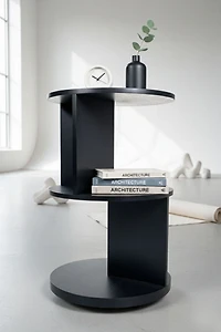 Kaymily Home Stationary Round End Table