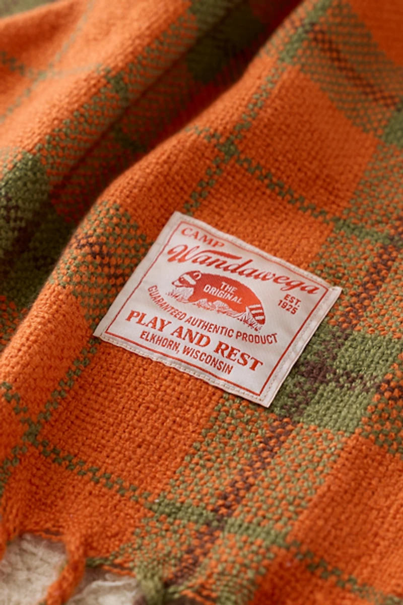 Camp Wandawega Sycamore Plaid Throw Blanket