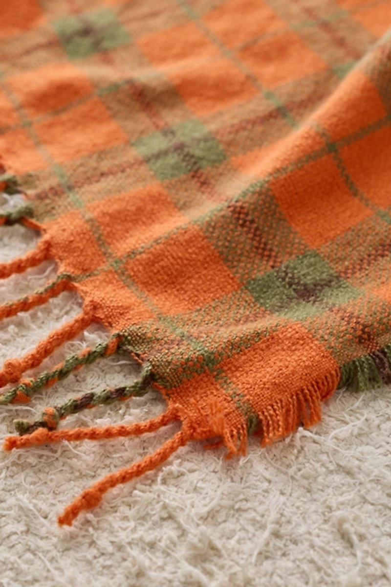 Camp Wandawega Sycamore Plaid Throw Blanket
