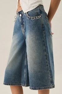 The Ragged Priest Fixer Eyelet Pierced Jorts