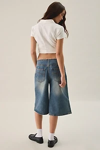The Ragged Priest Fixer Eyelet Pierced Jorts