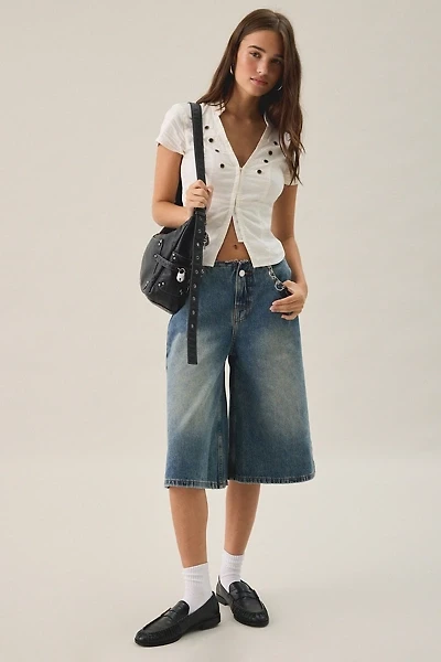 The Ragged Priest Fixer Eyelet Pierced Jorts