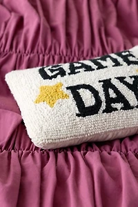 Game Day Tufted Wool Throw Pillow