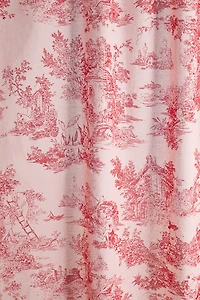 Frog Toile Patterned Shower Curtain