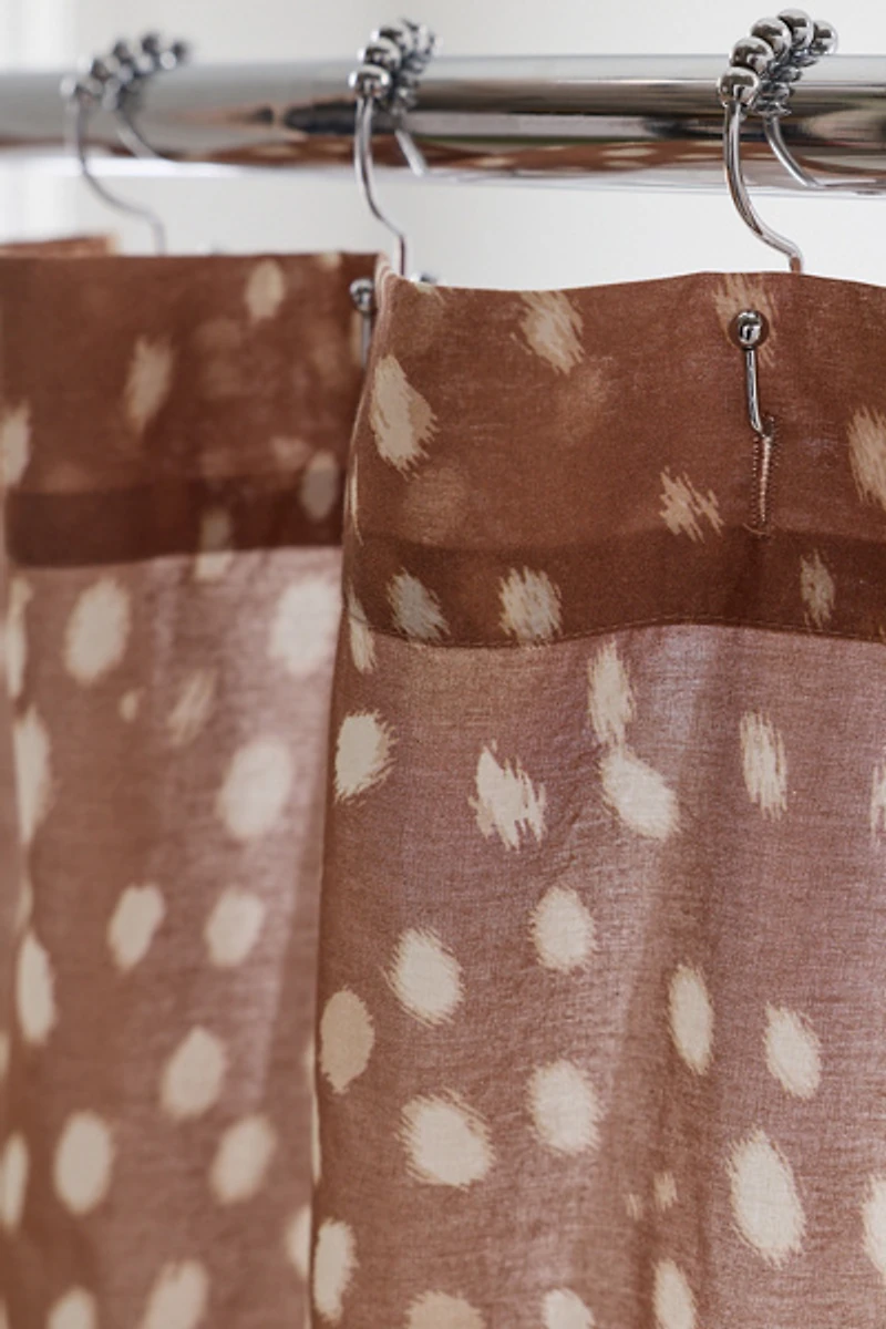 Dolores Animal Print Patterned Shower Curtain