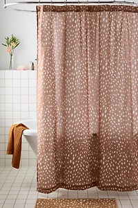 Dolores Animal Print Patterned Shower Curtain