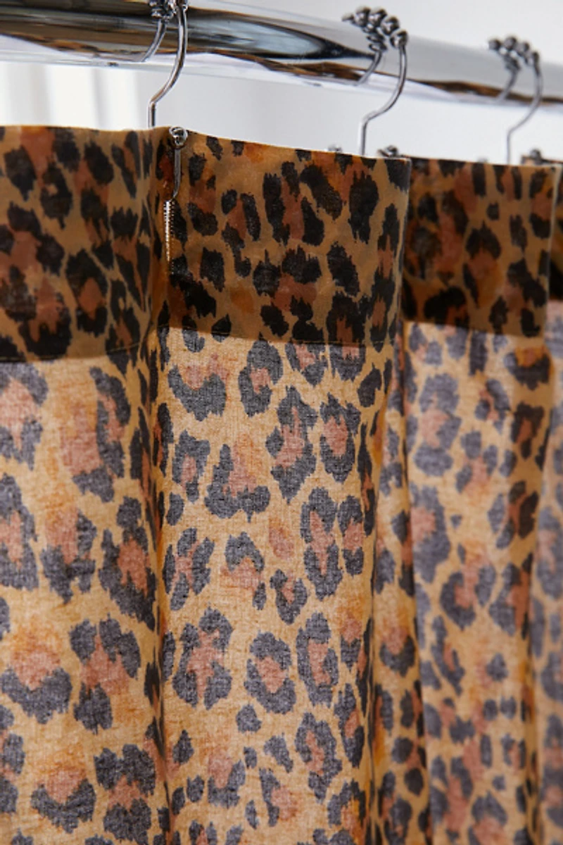 Dolores Animal Print Patterned Shower Curtain