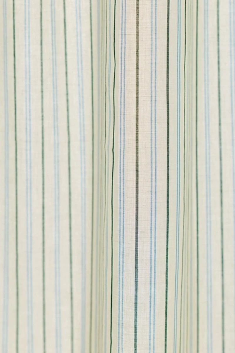 Multi-Striped Patterned Shower Curtain