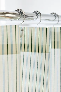 Multi-Striped Patterned Shower Curtain