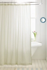 Multi-Striped Patterned Shower Curtain