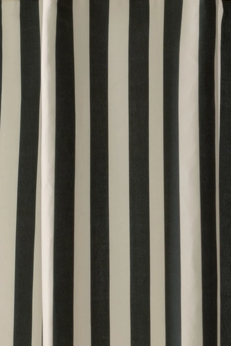 Awning Stripe Patterned Shower Curtain