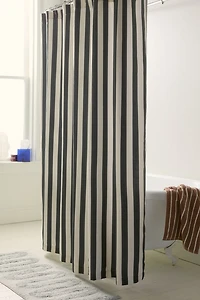 Awning Stripe Patterned Shower Curtain