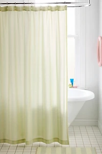 Awning Stripe Patterned Shower Curtain