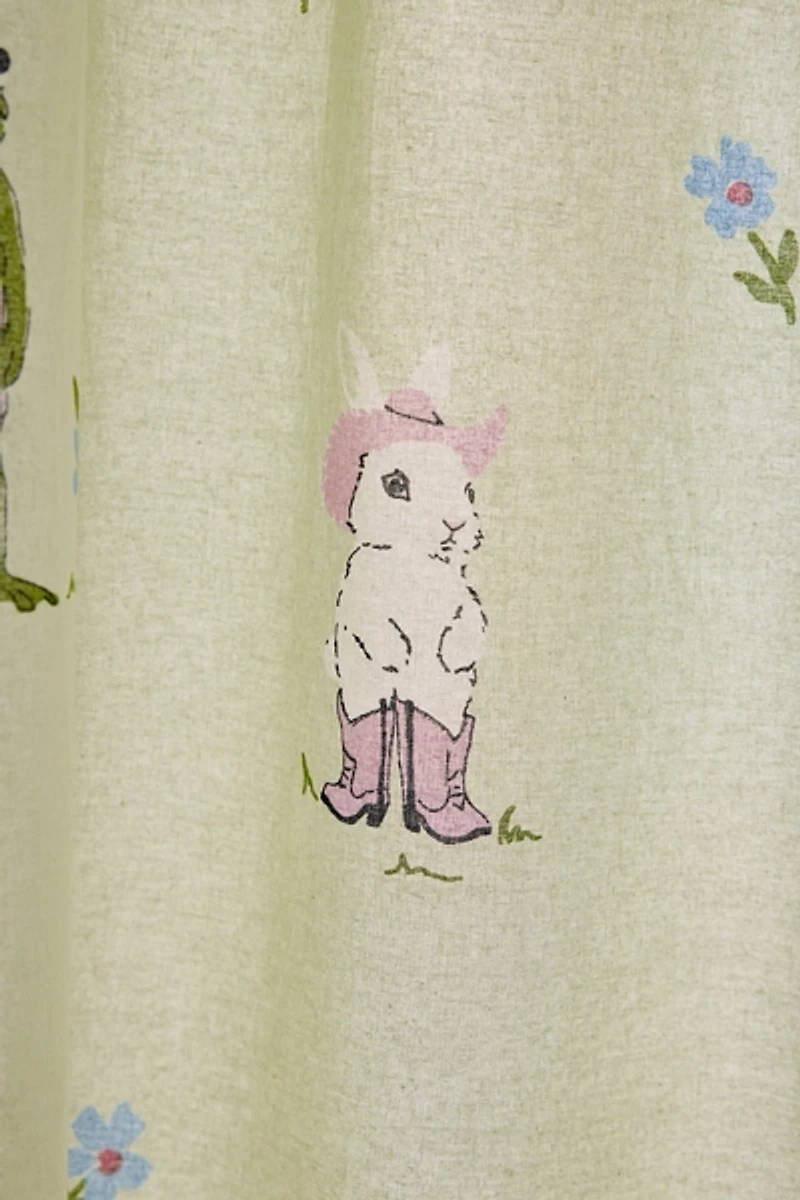 Party Animals Patterned Shower Curtain