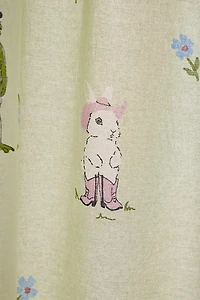 Party Animals Patterned Shower Curtain