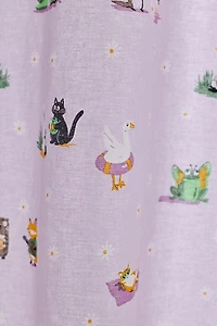 Party Animals Patterned Shower Curtain