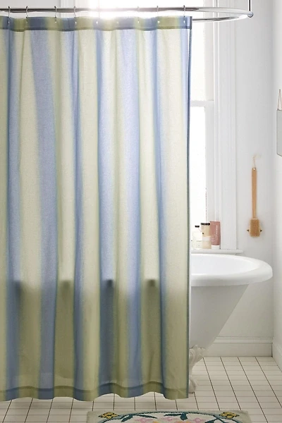 Cabana Dye Striped Patterned Shower Curtain