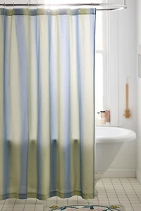 Cabana Dye Striped Patterned Shower Curtain