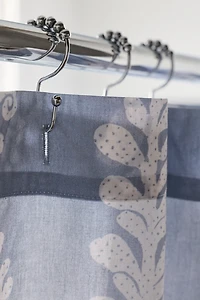 Mara Coastal Icon Striped Patterned Shower Curtain