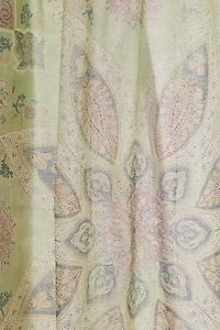 Isla Medallion Patterned Shower Curtain