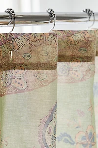 Isla Medallion Patterned Shower Curtain