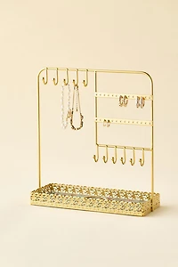 Floral Metal Jewelry Organizer