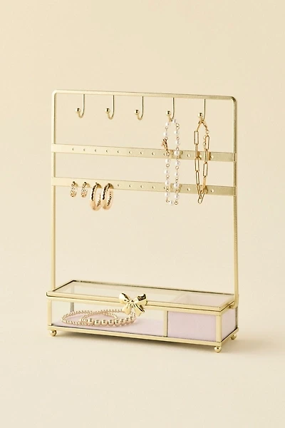 Bow Trim Jewelry Storage Stand