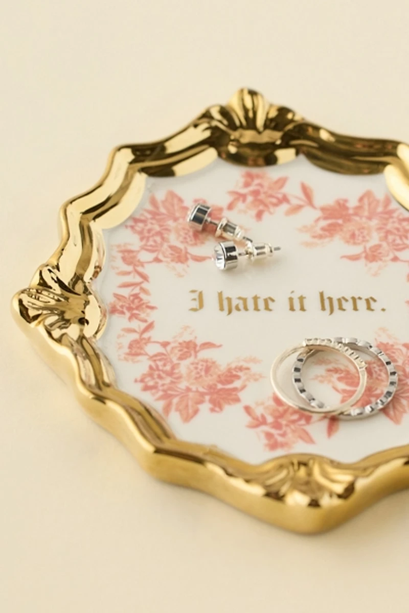 Cosette Ornate Ceramic Catch-All Dish