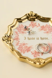 Cosette Ornate Ceramic Catch-All Dish