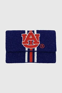 Collegiate Beaded Mini Clutch Bag