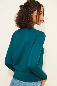 Calvin Klein Smooth Cotton Logo Crewneck Sweater