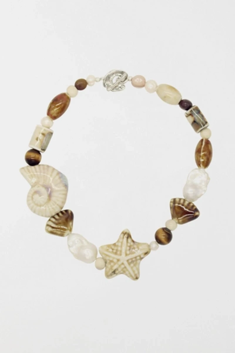 Velvet Luna Ceramic Starfish Necklace