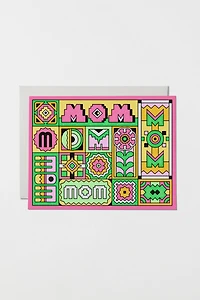 Red Cap Deco Mom Mother's Day Greeting Card