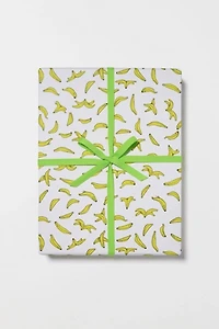 Red Cap Bananas Gorilla Wrapping Paper