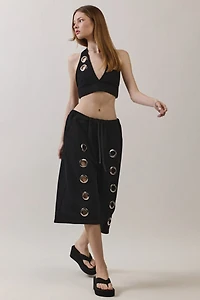 Personal Code Xena Grommet Sweat Jorts