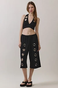 Personal Code Xena Grommet Halter Top